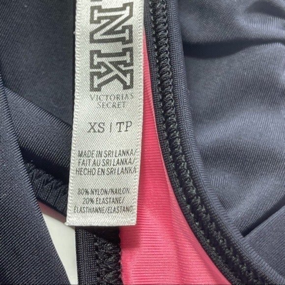 Pink / Bebe 2 Pieces Black Swimsuit XS - Picture 11 of 12